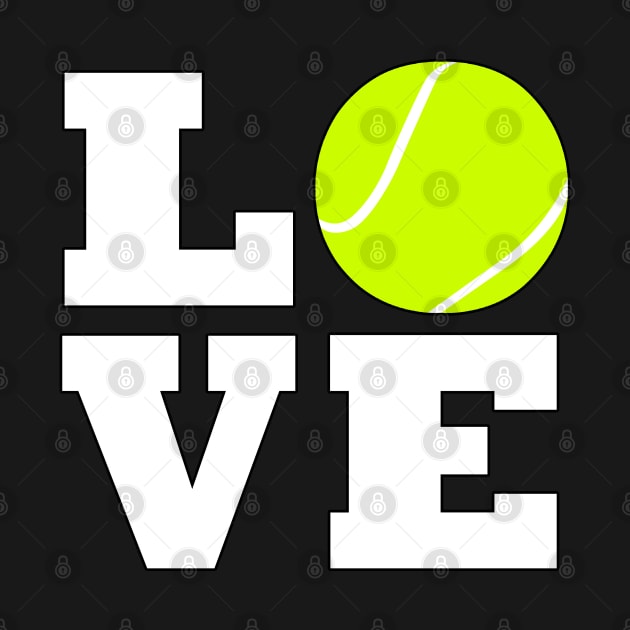 Tennis LOVE Tennis Player or Coach Sports Graphic by Sports Stars ⭐⭐⭐⭐⭐