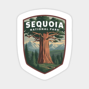 Sequoia California Majestic National Park Magnet