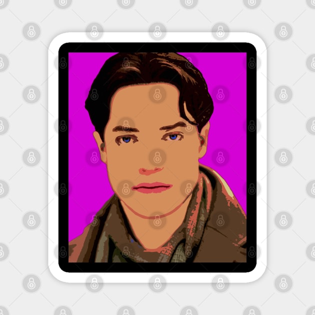 brendan fraser Magnet by oryan80