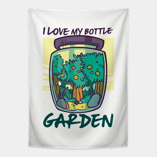 Bottle Garden Tapestry by The Urban Attire Co. ⭐⭐⭐⭐⭐