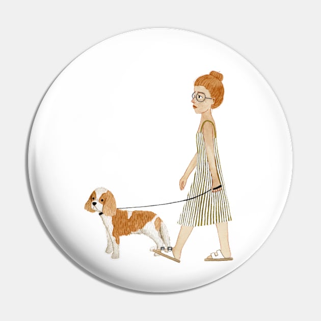 Walking a Pup Pin by annyamarttinen