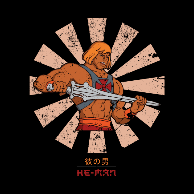 He Man Retro Japanese by Nova5