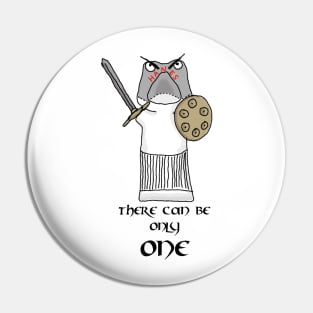 There Can Be Only One Sock Pin