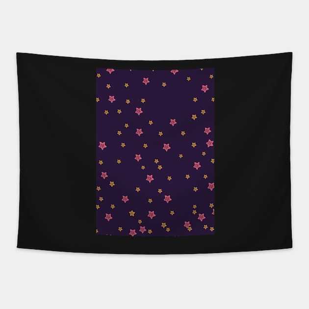 Stars Pattern Tapestry by LaurenPatrick