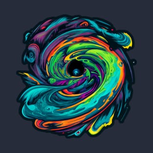 Space, the Swirling Rainbow T-Shirt