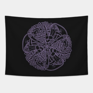 Celtic Triple Goddess - Purple Tapestry