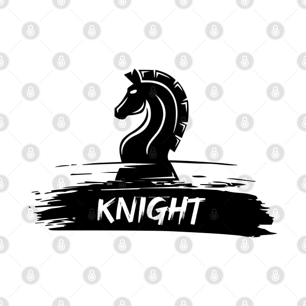 Chess knight by HB Shirts