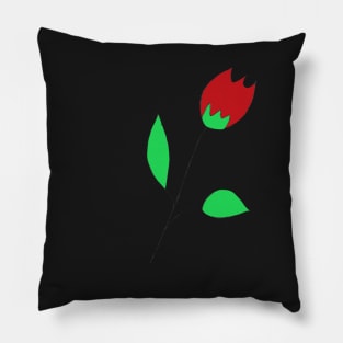 Red Tulip Pillow