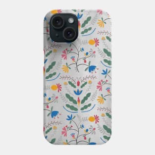 Kurbits – Blue Bell – Scandinavian Folk Art Phone Case