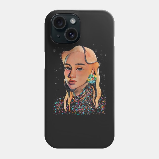 blond hair Phone Case by reyhanartstudio