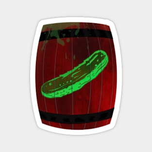 St. Nick's Miracle Pickle Barrel Magnet