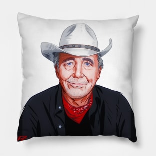 Bobby Bare - An illustration by Paul Cemmick Pillow