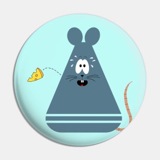 Scared mouse Pin