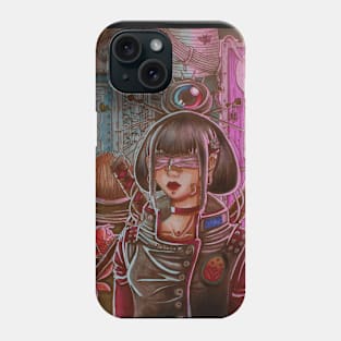 Cyberpunk geisha Phone Case