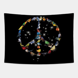 Love Peace Birds Costume Gift Tapestry