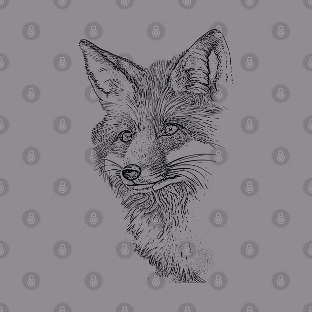 FOX OUTLINE by Matt's Wild Designs