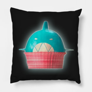 A Chomping Cupcake Pillow