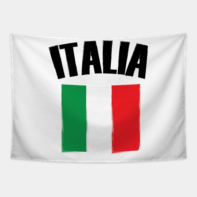 Italia Italy Flag Tapestry by TheInkElephant