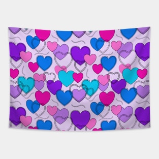 Heart Pattern - Valentines Day Tapestry