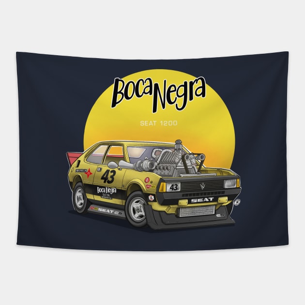 Seat 1200 "Boca Negra" Tapestry by oscarsanchez