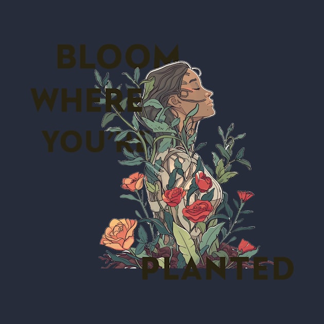 Bloom Where You're Planted by Tater's Trove