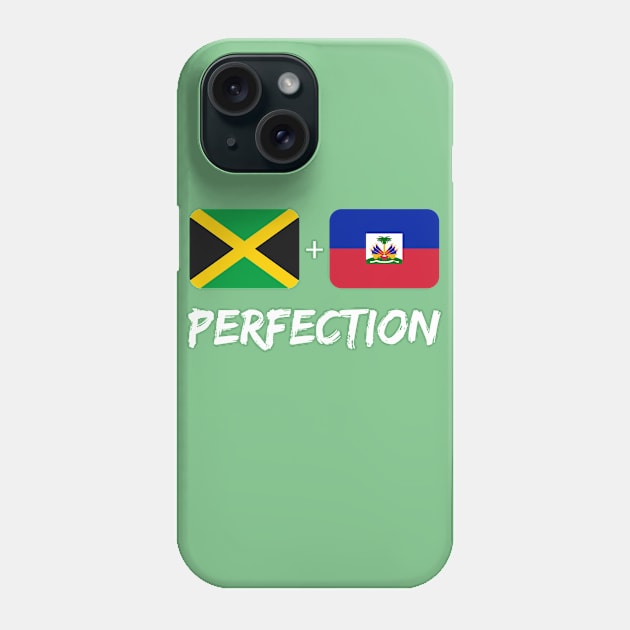 Jamaican Plus Haitian Perfection Mix DNA Heritage Phone Case by Just Rep It!!