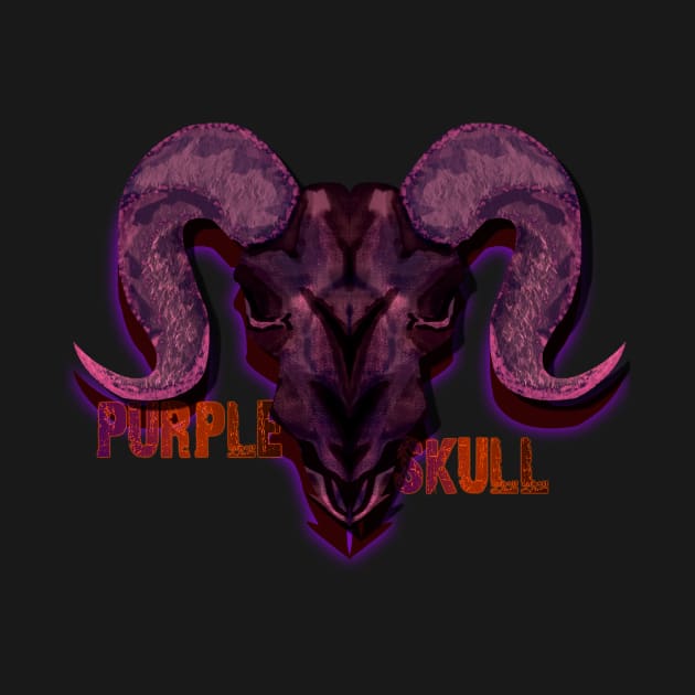 purple skull by denpoolswag