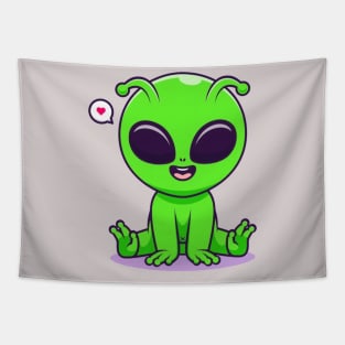 Baby alien Tapestry