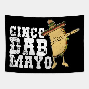 Cinco Dab Mayo - Dabbing Taco-Funny Mexico Kids Gift Tapestry