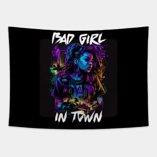 Bad Girl In Town 12 Tapestry