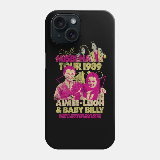 VINTAGE - Misbehavin' Tour 1989 RETRO Phone Case by zackninja99