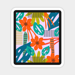 Fresh jungle scene Magnet