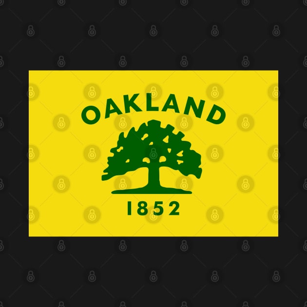 Flag of Oakland by brigadeiro