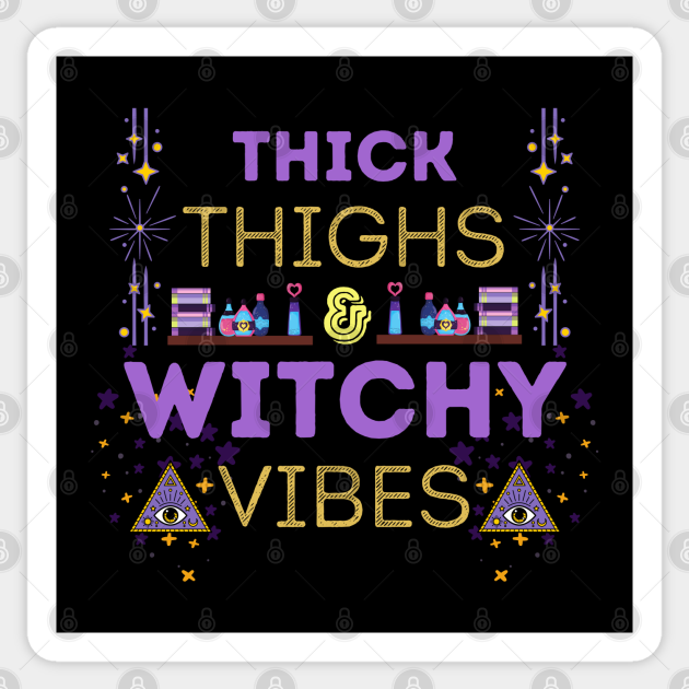 Funny Halloween Witch | Witchy Vibes | Spooky Vibes | Ouija | Witchcraft | Spells | Celestial Stars | Spellbook | Witches Spellbook - Funny Witch Halloween - Sticker