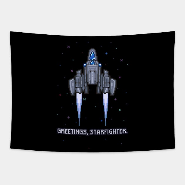 Greetings, Starfighter Tapestry by SouzouInc