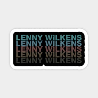 Vintage Proud Name Lenny Sports Birthday Retro Magnet