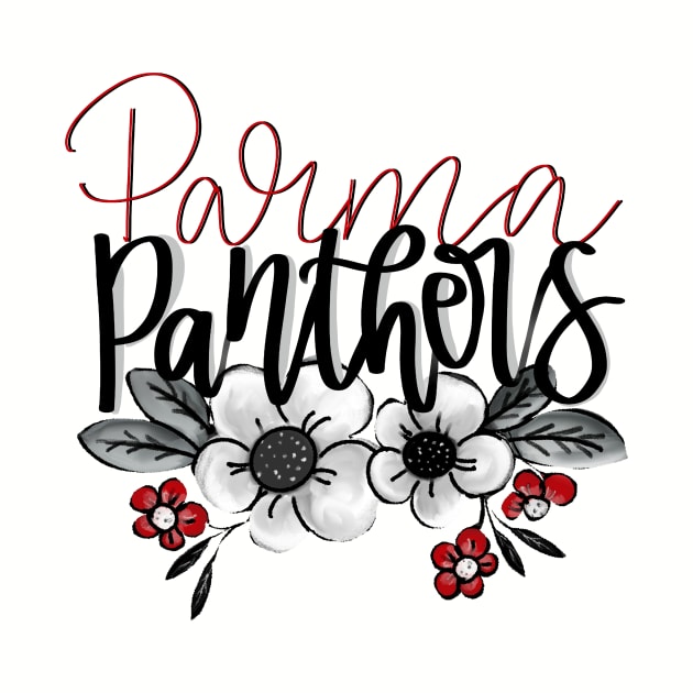 Parma Panthers Floral by Averie Lane