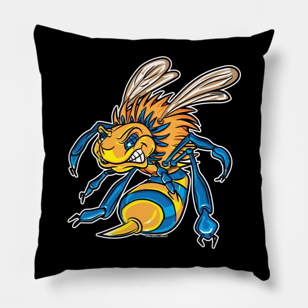 Killa or Killer Bee Pillow by eShirtLabs