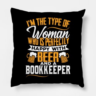 Bookkeeper's Wife Accountant Wife Gift Pillow