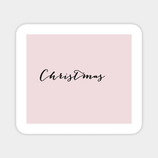 Blush christmas - Christmas Magnet