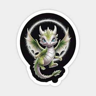 cute kawaii wind dragon Magnet