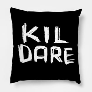 Kildare, Ireland Handlettering Pillow