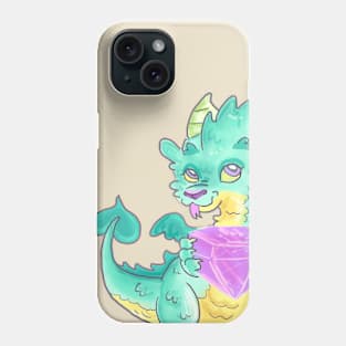 Gem Holding Dragon Phone Case