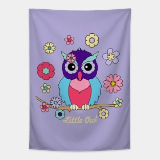 Little owl Tapestry