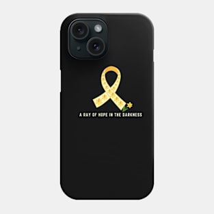 A ray of hope in the darkness Daffodils day Phone Case