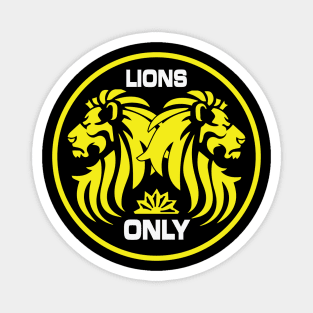 Lions Only Classic Magnet