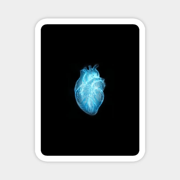 Frozen Heart Magnet by LukeForbesDesign