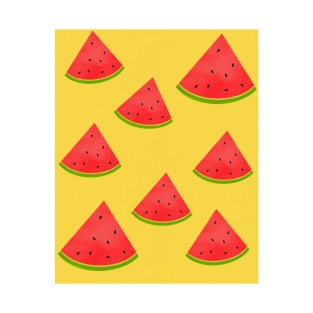 Fun watermelon bright digital pattern T-Shirt