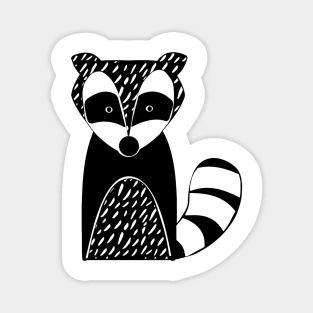 Raccoon Cute Design Magnet