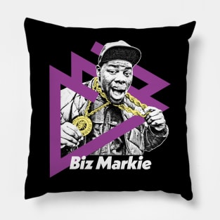 Biz Markie /\/\/ Original Old Skool Hip Hop Design Pillow